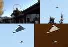A B-2 Spirit Stealth was reportedly accompanied by two UFOs